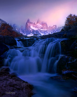 WaterfallsInSunrising