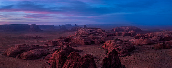 HP - 60 Dusk in Hunts Mesa.1