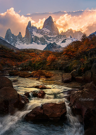 Sunset on Mount Fitz Roy
