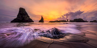老牛-Sunset at Bandon Beach